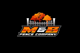 create high quality and beautiful fence logo design