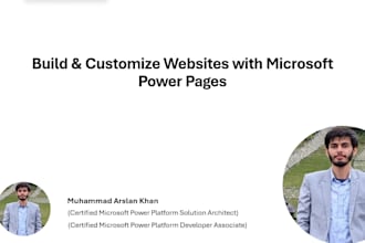 custom website development with microsoft power pages