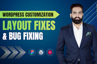do wordpress customization, website changes or layout fixes
