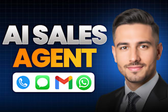 build ai sales agent, ai sdr with ai voice agent, SMS, email, CRM automation