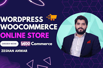 design ecommerce store with integration of the woocommerce