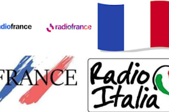 officially do viral promotion for your song and ads on france, italy radio live