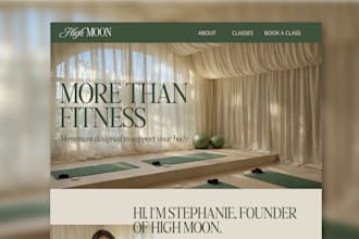 design website and branding for yoga, pilates, spiritual and wellness businesses