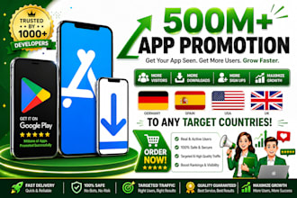 aso mobile app promotion gain 700k app installs, game marketing app promotion