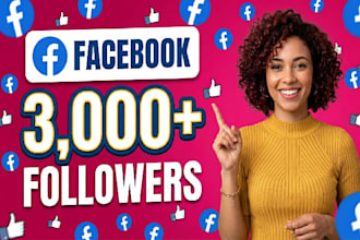 instantly gain 3000 facebook followers fast