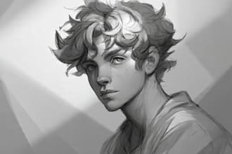 sketch any character in any way