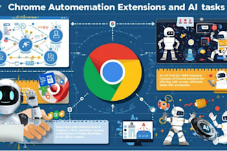 develop python bots, chrome automation extensions, data scrapers, and ai task