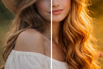 do professional image editing and photo retouching