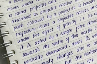 write anything with my beautiful hand writing
