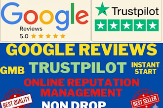 increase your google, facebook, trustpilot reviews in 24 hour