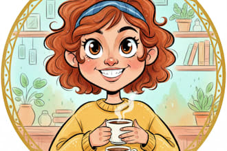 do a cartoon portrait