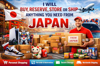 purchase or buy items from japan for you and ship them