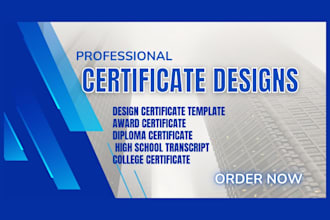 design award certificate, diploma certificate, ged high school transcript
