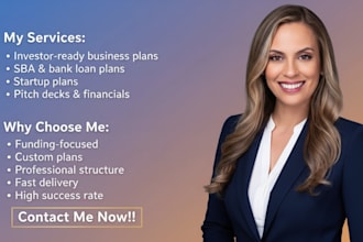 business plan with a financial plan for startups, business plan for nonprofit