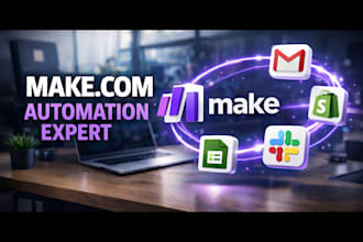 setup make com automation make com scenario make API integration n8n ai agent