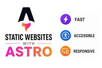 build a fast, high performance and accessible astro website