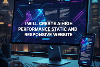 create a high performance responsive website