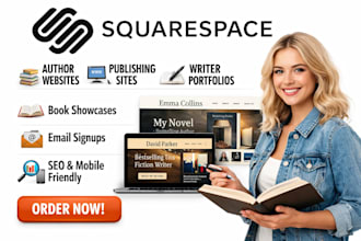 redesign book author website publishing website writer portfolio website design