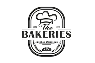 design bakery, sweet, cake, cupcake and professional logo