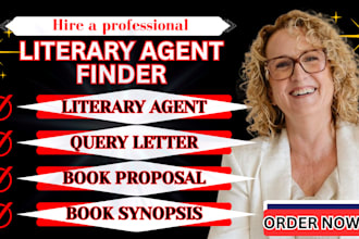 find active literary agents and write query letter for book submission