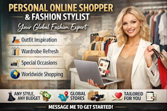 personal online shopper worldwide and fashion stylist
