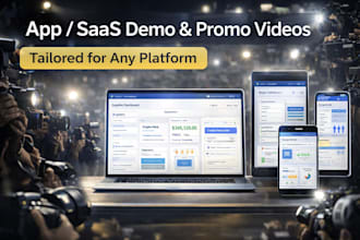 create a modern app or saas demo video that converts