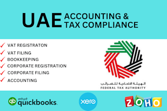 do advice uae vat, corporate tax, bookkeeping and accounting on zoho books