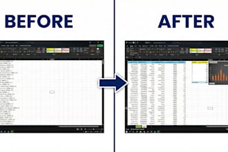 clean format and organize excel data with pivot tables