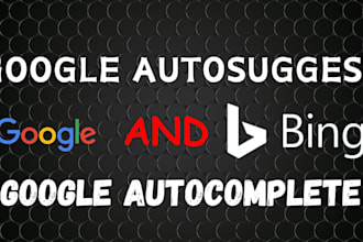 do google autosuggest, autocomplete, keyword ranking, bing, website ranking