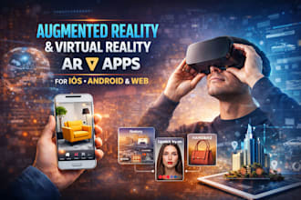 develop ar VR apps using unity and unreal engine