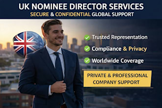 provide secure, confidential UK nominee director services worldwide