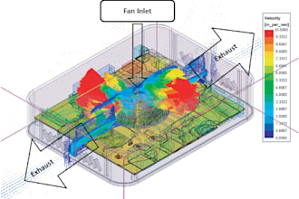 perform cfd thermal analysis for electronics cooling and airflow