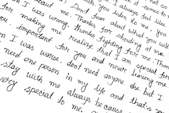 write anything with neat and clean handwriting for you