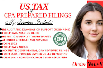 prepare audited financial statements and verified as