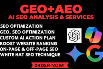 do monthly local off page GEO SEO aeo, for shopify wordpress wix website