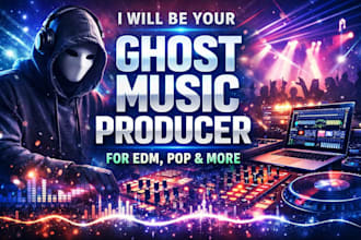 be your ghost music producer for edm, pop and more