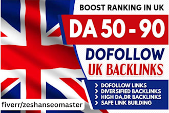 build 300 high authority co uk dofollow seo backlinks