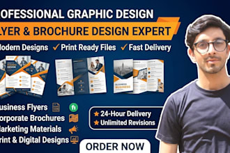 design stunning marketing flyers and business brochures
