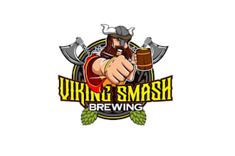 create professional and specially viking logo design