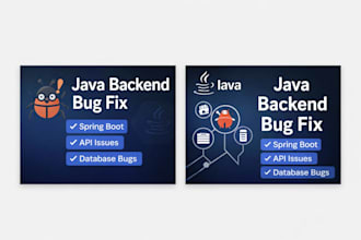 fix bugs and errors in java backend applications
