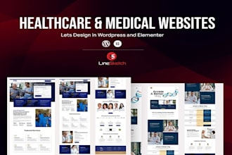 healthcare website, dental, therapy and medical website by wordpress elementor