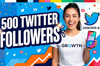 grow up 500 twitter followers fast