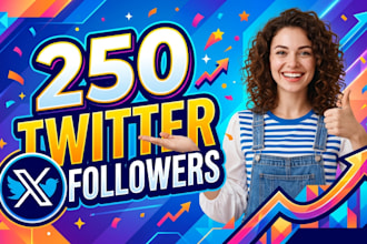 grow up 250 twitter followers fast