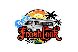 create graceful fantastic tour and travel logo design