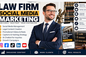 grow your legal attorney law firm social media to attract more legal clients