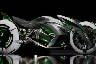 simulate 3d digital bike,hybrid bike,3d printed bike,cad modelbody wrap,3d wheel