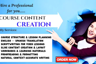 do lesson plan, course creation, video course, online course content creation