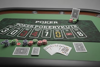 design poker mat and playing card design
