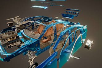 design automotive interior part wide body kit part replacement for 3d printing