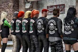 make custom fivem eup, mc kuttes, biker vests, custom clothing